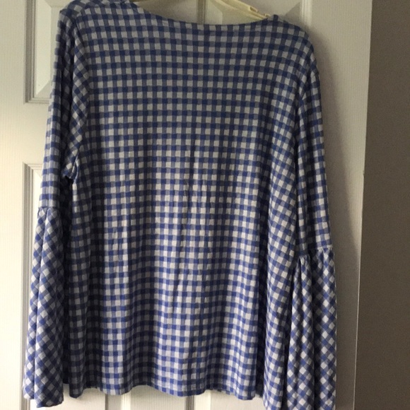 Blue and white checkered shirt - Picture 5 of 5